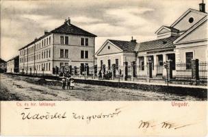 1905 Ungvár, Uzshorod, Uzhorod; Cs. és kir. laktanya. Kiadja Mihálesik Gyuláné / K.u.K. military barracks