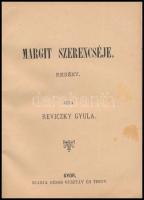 Reviczky Gyula: Margit szerencséje. Győr, é. n., Gross Gusztáv és testvére. Díszes, kissé kopott vás...