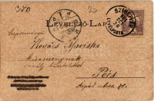 1901 Beodra, Novo Milosevo; Gróf Karátsonyi Aladár kastély / castle (vágott / cut)