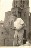 27 db RÉGI színész képeslap és fotó köztük 3 db keményhátú  fotó / 27 pre-1945 actors and actresses ...