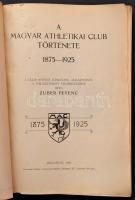 cca 1925-1937 a Magyar Athletikai Club 3 db évkönyve + A magyar Athletikai Club története 1875-1925....