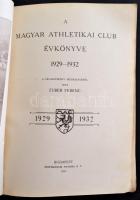 cca 1925-1937 a Magyar Athletikai Club 3 db évkönyve + A magyar Athletikai Club története 1875-1925....