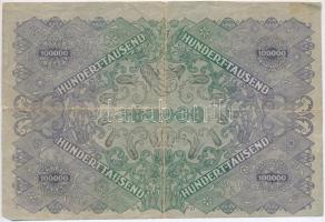 Ausztria 1922. 100.000K T:III-
Austria 1922. 100.000 Kronen C:VG
Krause 81