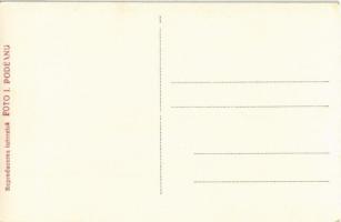 Bucharest, Bucuresti; Universitatea / street view with university, autobus, statue. I. Podeanu photo