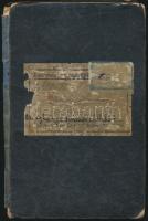 Magyarországi Vas- és Fémmunkások Központi Szövetsége tagsági könyv 1704 db tagdíjbélyeggel (1917-1950)