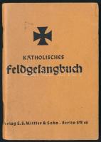 1939 Katholisches Feldgefangbuch - a Wehrmacht vallásos katonáinak katolikus imádkozókönyvecske, szép állapotban, 95p
