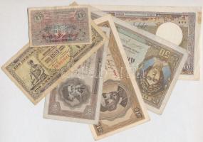 6db-os vegyes jugoszláv és szerb bankjegy tétel, közte Jugoszlávia 1946. 100D T:III,III- 6pcs of various Yugoslavian and Serbian banknotes, including Yugoslavia 1946. 100 Dinara C:F,VG