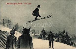 Canadian Sport Series. Ski Jump. Winter Sport