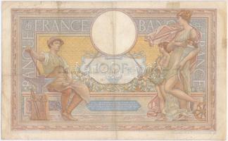 Franciaország 1939. 100Fr T:III tűlyukak,szakadás
France 1939. 100 Francs C:F needle holes,tear
Kr...