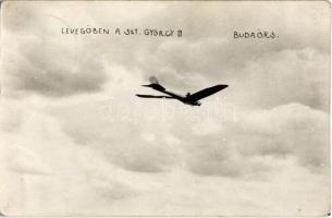 Budaörs, levegőben a Szent György II. vitorlázó repülőgép / Hungarian Glider aircraft. photo