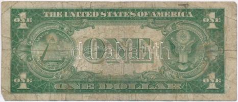 Amerikai Egyesült Államok 1935-1945. (1935A) 1$ "Silver Certificate - kisméretű", kék pecs...