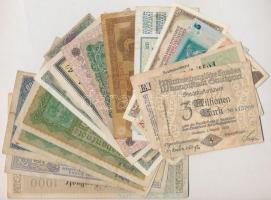 18db-os vegyes külföldi bankjegy tétel, közte Jugoszlávia, Románia, Weimari Köztársaság T:III,III- 18pcs of various banknotes, including Yugoslavia, Romania, Weimar Republic C:F,VG