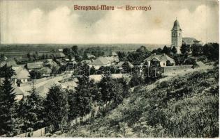 1940 Nagyborosnyó, Borosnyó, Borosneu Mare; látkép és templom / general view with church