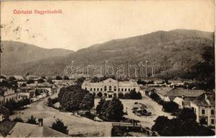 Nagyrőce, Gross-Rauschenbach, Velká Revúca; látkép a vendéglővel / general view with restaurant