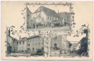 Baiersdorf, Schübelsche Brauerei / brewery and beer hall. Art Nouveau (EK)