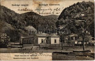 Nadrág, Steinacker; Vasgyári tiszti kaszinó és vendéglő / Uzina de fier / Eisenwerk's Beamtenkasino und Gasthaus / iron works' officers' casino and restaurant