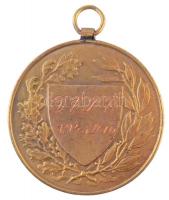 Berán Lajos (1882-1943) 1945. "Országos Testnevelési Tanács" aranyozott Br díjérem, mellsz...