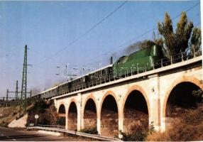 23 db MODERN használatlan magyar vonat motívumlap tökéletes állapotban / 23 modern unused Hungarian ...