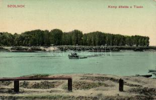 Szolnok komp a Tiszán