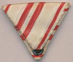 Ausztria 1932. Osztrák Háborús Emlékérem emlékérem szalagja, medál nélkül T:2 
Austria 1932. Ribbon...