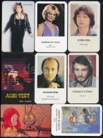 1974-1990 Retró magyar kártyanaptárak, érdekes darabokkal, közte erotikusak is, összesen 22 db