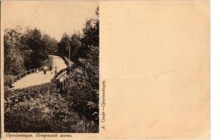 Oranienbaum, Petrovsky Bridge in Oranienbaum Park (EK)