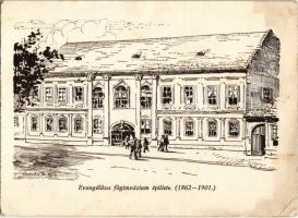 1927 Rozsnyó, Roznava; Evangélikus főgimnázium / grammar school s: Ócsvár R. (EK)