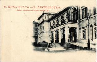 Sankt-Peterburg, Saint Petersburg, St. Petersbourg; Ermitage imperial /  Imperial Hermitage. Phototypie Scherer, Nabholz & Co.