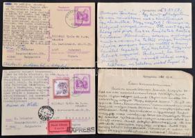 Vegyes papírrégiség tétel: frontharcos igazolójegy, honvéd légierők bizonyítvány, iparigazolvány (19...