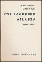 Josef Klepesta-Antonín Rükl: Csillagképek atlasza. Fordította: Balázs Lajos. Bp.,1978, Gondolat. Második kiadás. Kiadói egészvászon-kötés.