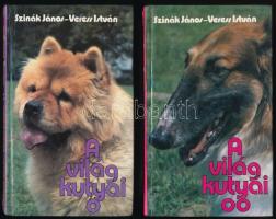 Szinák János-Veress István: A világ kutyái I-II. kötet. Bp.,1989, AXON KFG. Kiadói kartonált papírkö...