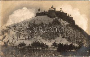 Krasznahorkaváralja, Krásnohorské Podhradie; vár télen / Hrad Krána Horka / castle in winter. photo