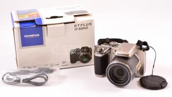 Olympus Stylus Sp-820UZ digitális fényképezőgép, 40x zoom, 14Mp, erdeti dobozában, újszerű állapotban, elemek és memóriakártya nélkül