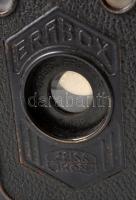 cca 1930 Zeiss Ikon Era Box 6x9-es fényképezőgép, Goerz Frontar objektívvel, eredeti bőr tokjában, m...