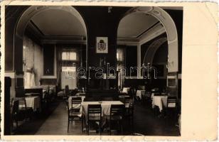 Kolozsvár, Cluj; Savoy kávéház, belső, magyar címer. Unió utca 13. / cafe interior with Hungarian coat of arms (fa)