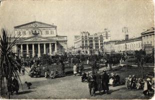 Moscow, Moskau, Moscou; Bolshoi Theater, park, trams (EB)