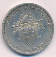 1938. 5P Ag "Szent István" T:1- kis ph.
Adamo P8.1