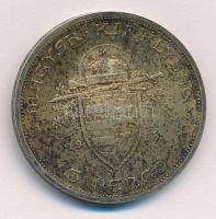 1938. 5P Ag "Szent István" T:2 patina
Adamo P8.1