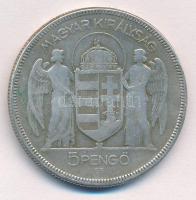 1930. 5P Ag "Horthy jobbra" T:3
Adamo P8