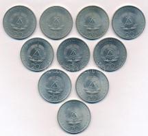 NDK 1971A 20M Cu-Ni "Ernst Thälmann" (10x) T:1-,2
GDR 1971A 20 Mark Cu-Ni "Ernst Thä...