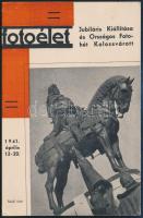 1941 A Fotóélet c. újság kiállítási meghívója képeslappként elküldve gr. Zay Imrének.