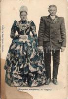 Bunyevác couple folkwear