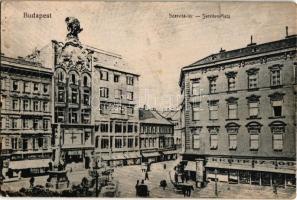 Budapest V. Szervita tér, Kertész Tódor üzlete. Taussig 2. (r)