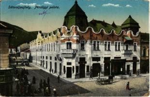 1915 Sátoraljaújhely, Pénzügyi palota, Kornstein Ignác üzlete (EK)