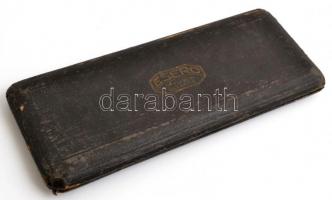 Régi Esero körzőkészlet, kis hiánnyal, saját dobozában