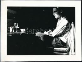 cca 1987 Traumberber Gyula 5 db vintage fotóművészeti alkotása, egyiken a szerző pecsétje, a magyar ...