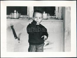 cca 1987 Traumberber Gyula 5 db vintage fotóművészeti alkotása, egyiken a szerző pecsétje, a magyar ...