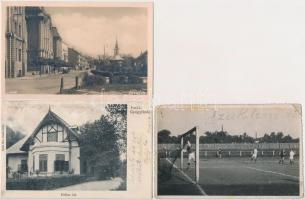 50 db régi magyar és történelmi magyar, közte néhány külföldi városképes lap / 50 pre-1945 Hungarian...