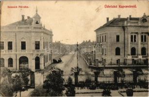 1907 Kaposvár, Somsich Pál utca. Hagelmann Károly kiadása (EK)