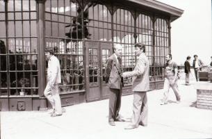 cca 1986 Budapest, sikló építés, átadás, 70 db vintage negatív, 24x36 mm